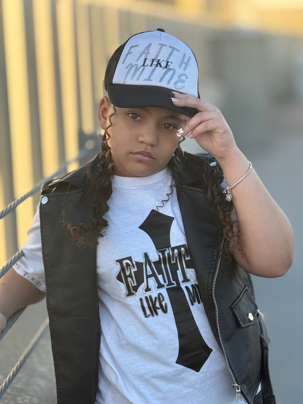 Black Faith Like Mine Hat