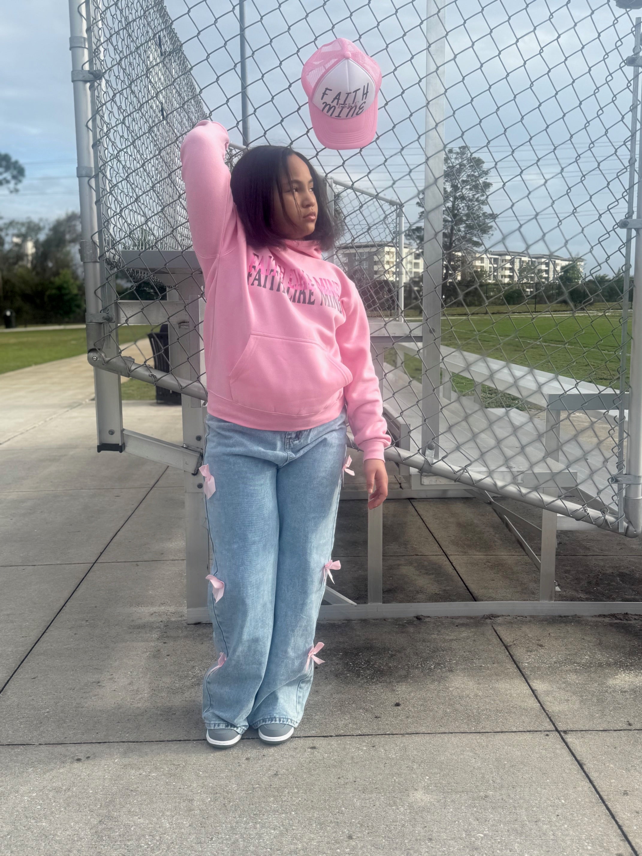 Pink Faith Like Mine Hat