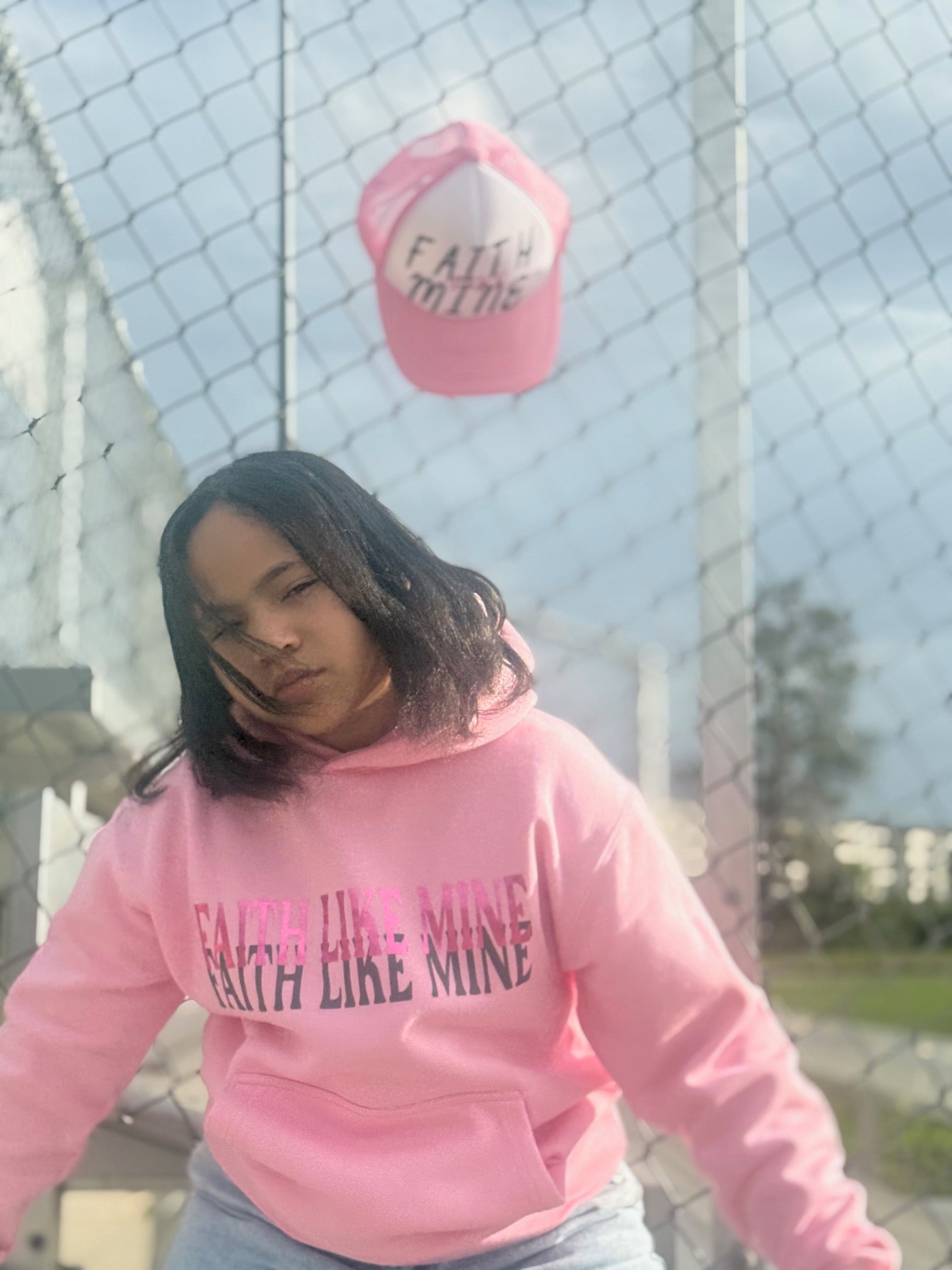 Pink Now Faith Hoodie