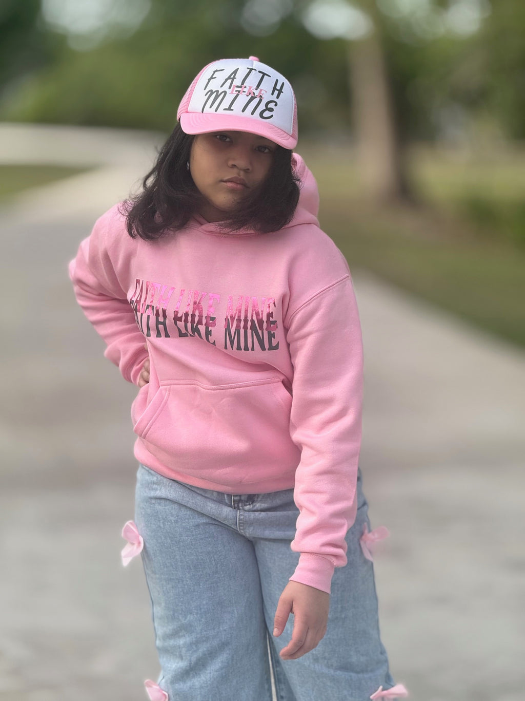 Pink Faith Like Mine Hat