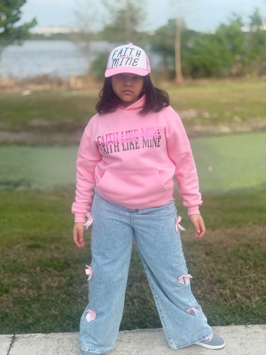 Pink Faith Like Mine Hat