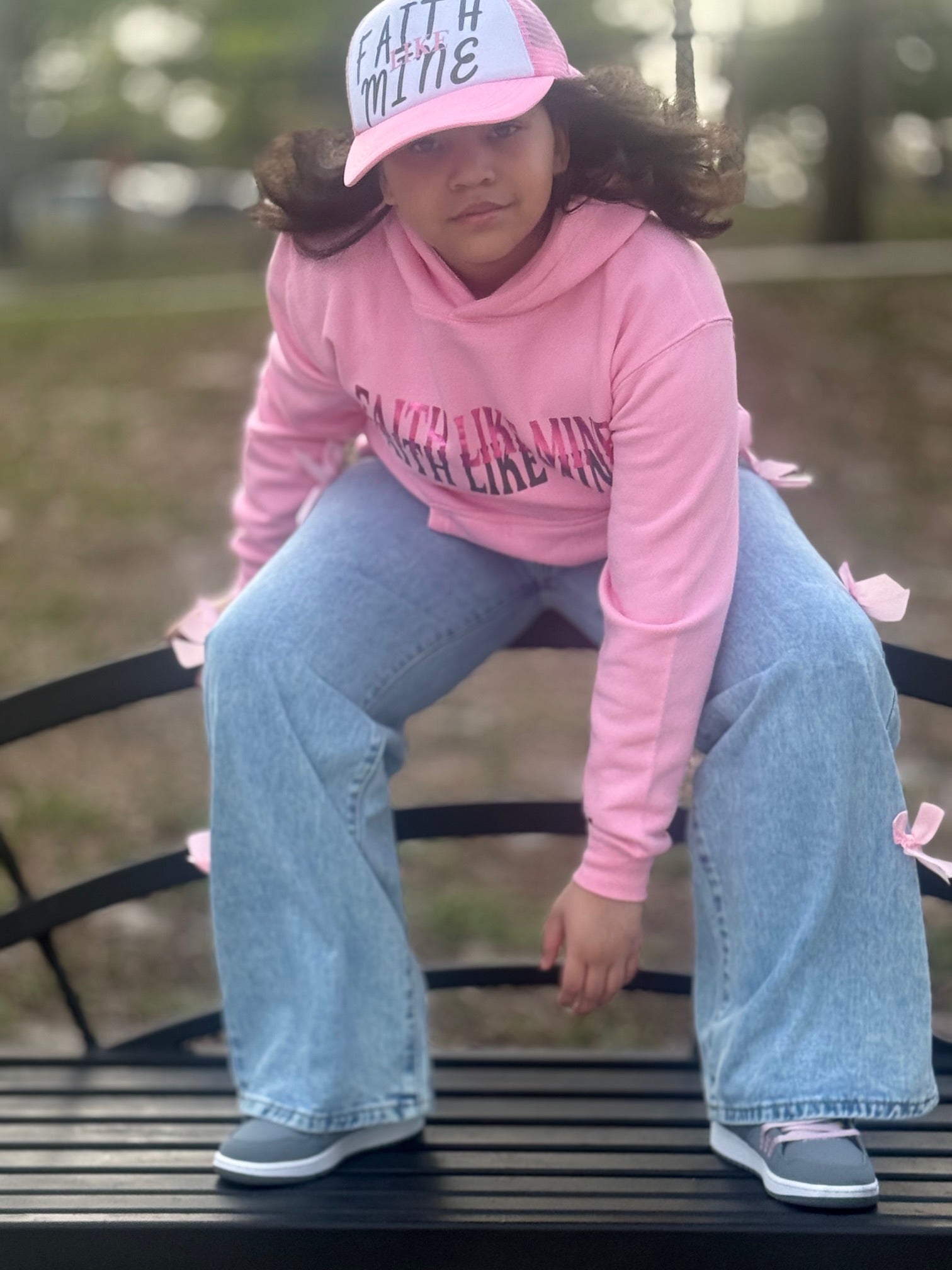 Pink Faith Like Mine Hat