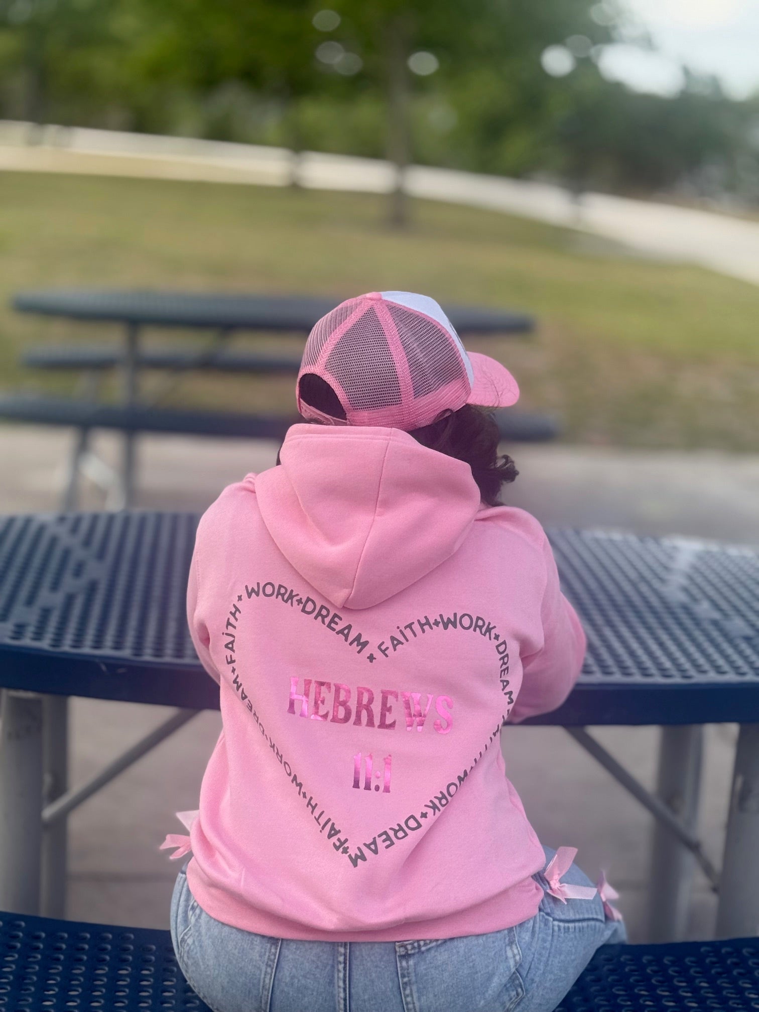 Pink Now Faith Hoodie