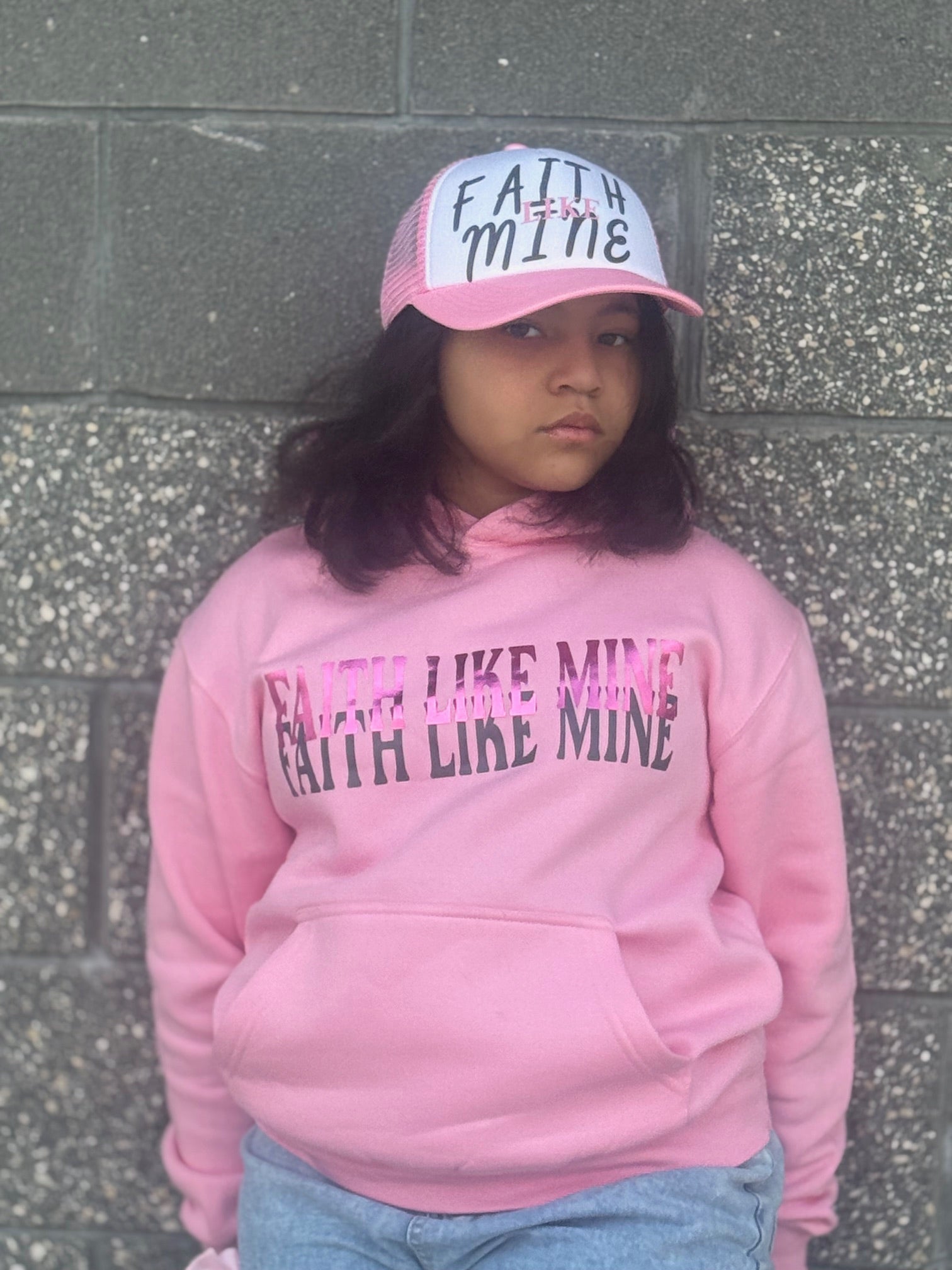 Pink Faith Like Mine Hat
