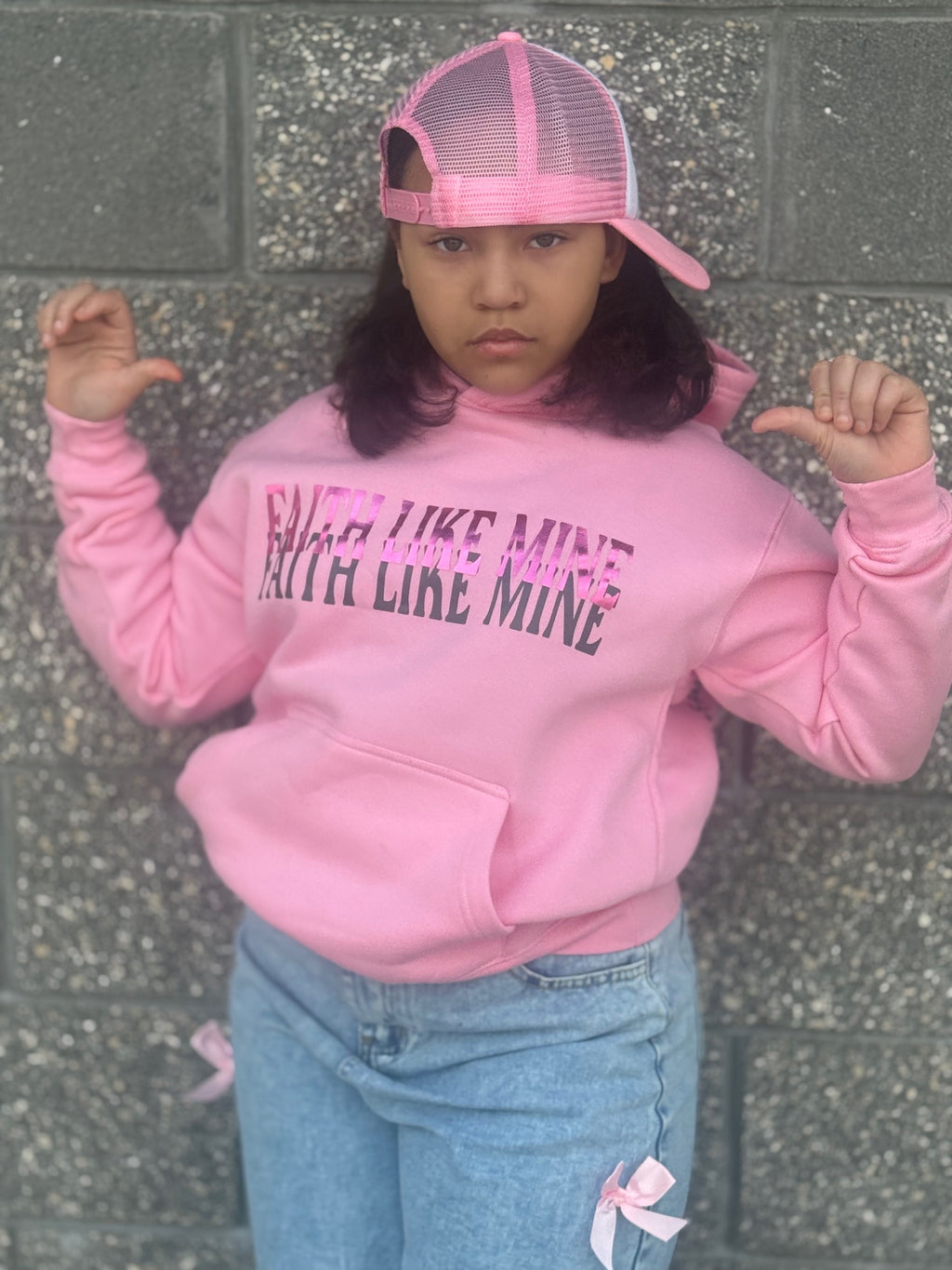 Pink Now Faith Hoodie