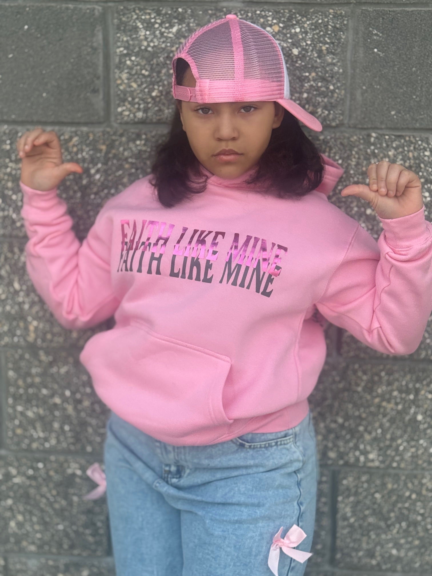 Pink Now Faith Hoodie