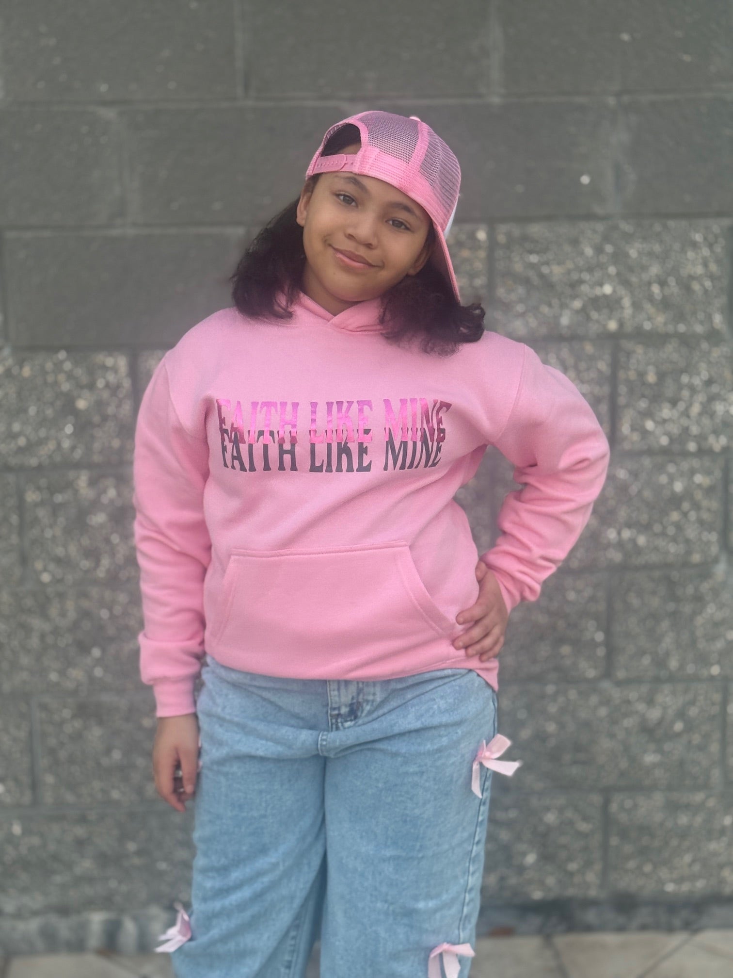 Pink Now Faith Hoodie