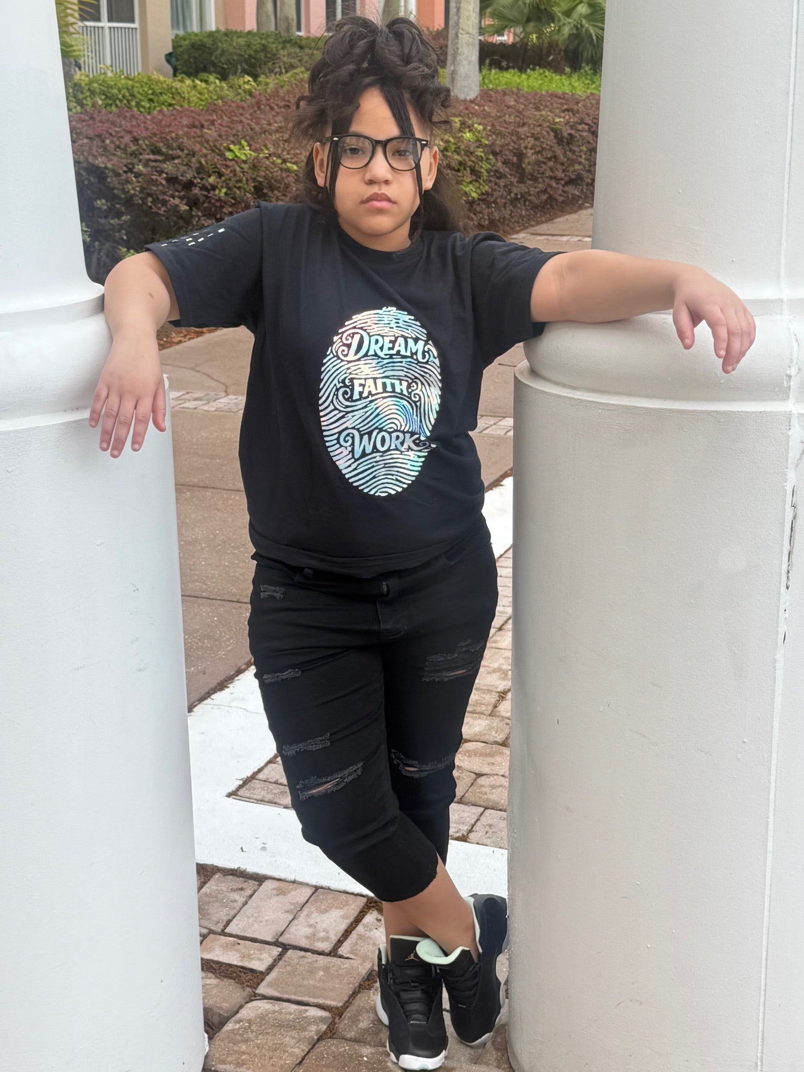 Dream Faith Work Print T Shirt