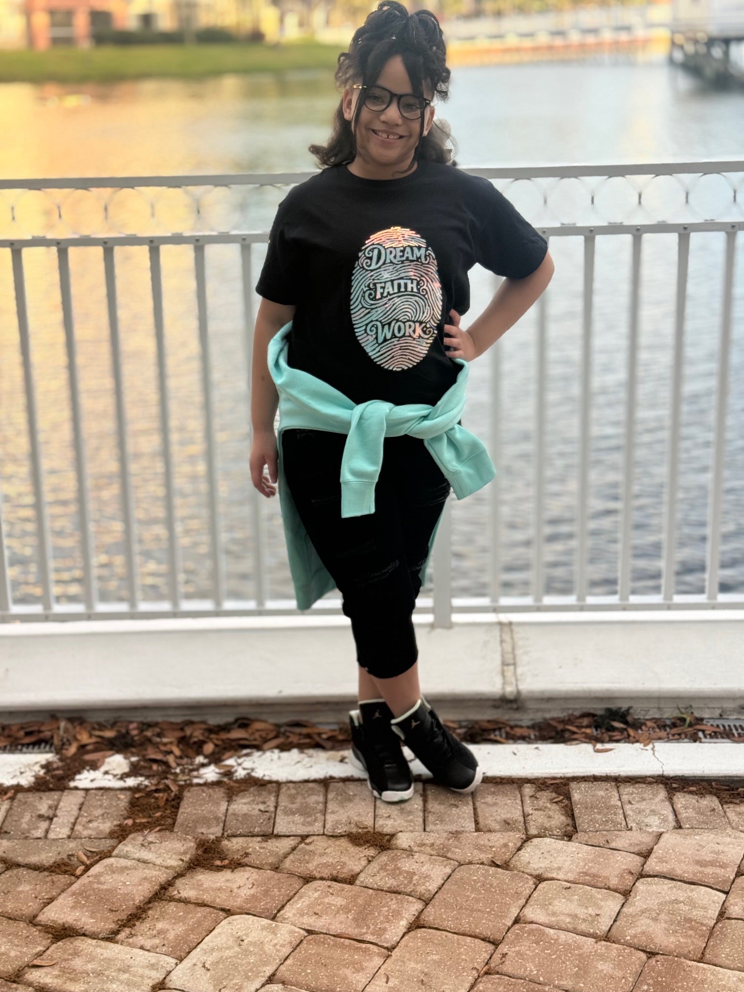 Dream Faith Work Print T Shirt