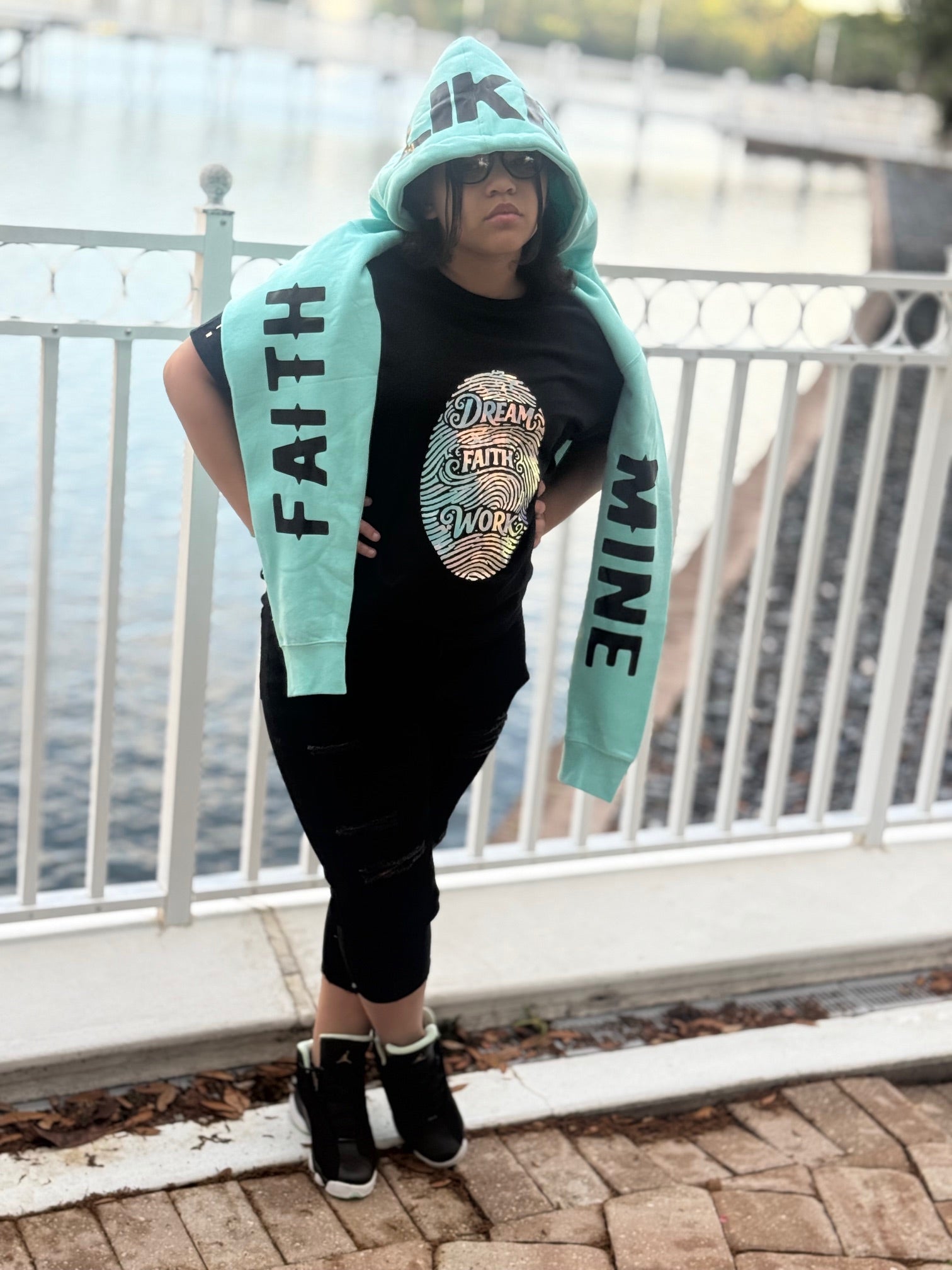 Dream Faith Work Print T Shirt