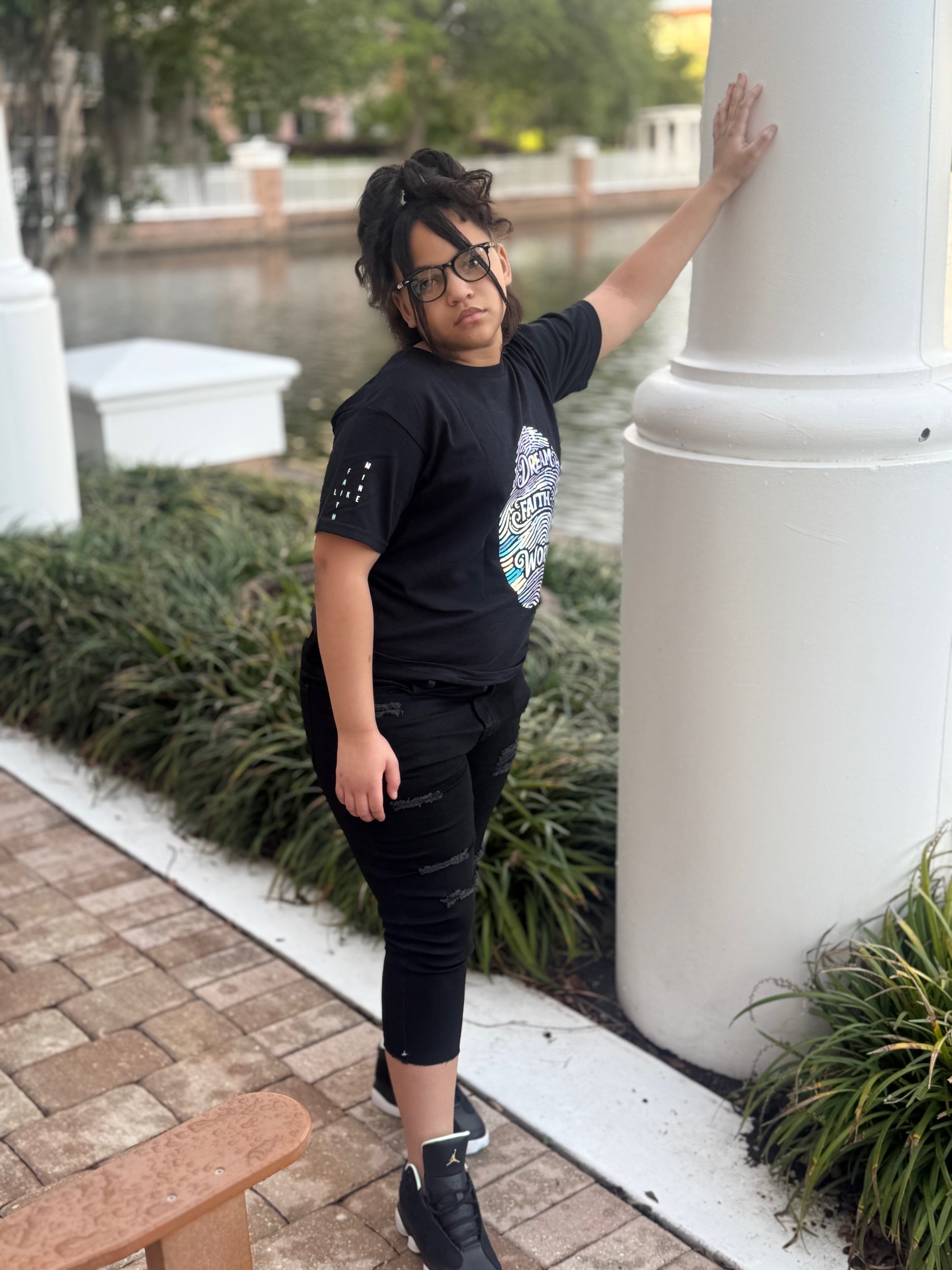 Dream Faith Work Print T Shirt